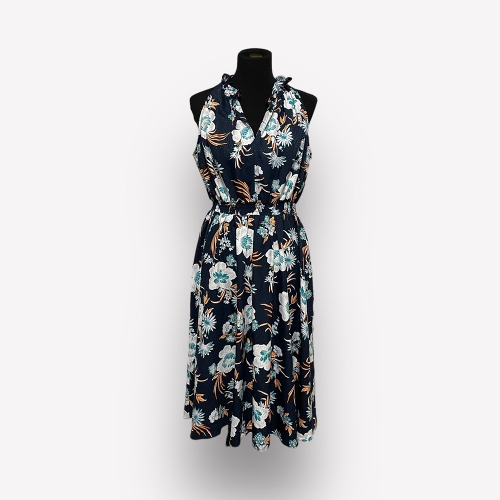 Ann Taylor Hawaiian Floral Dress (LP) - Picture 1 of 6